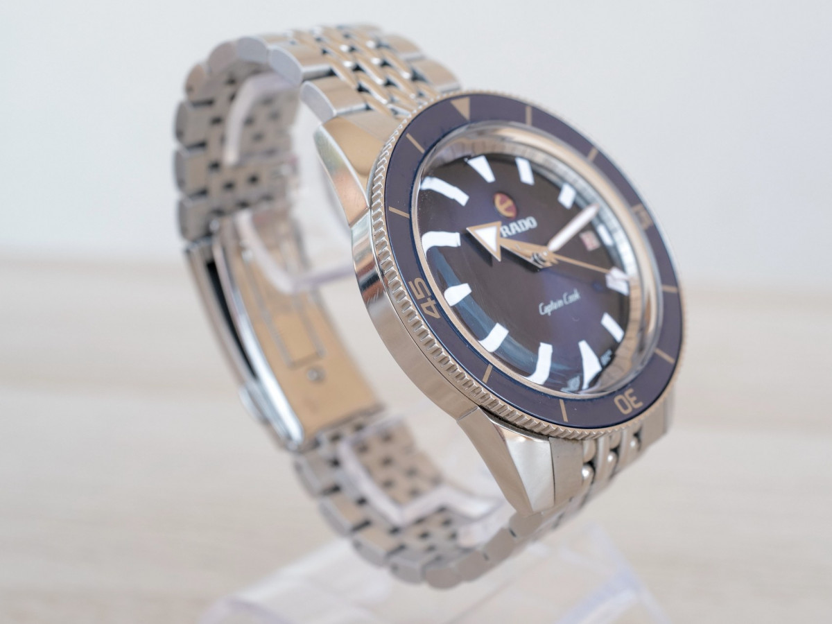 Швейцарський годинник Rado Captain Cook Blue Ceramic