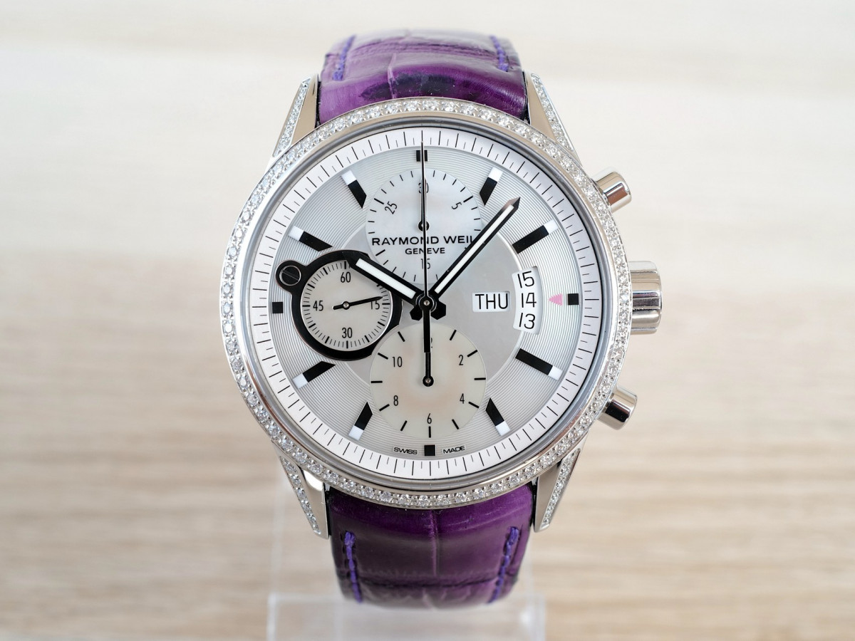 Швейцарские часы Raymond Weil Freelancer Automatic Chronograph Diamonds