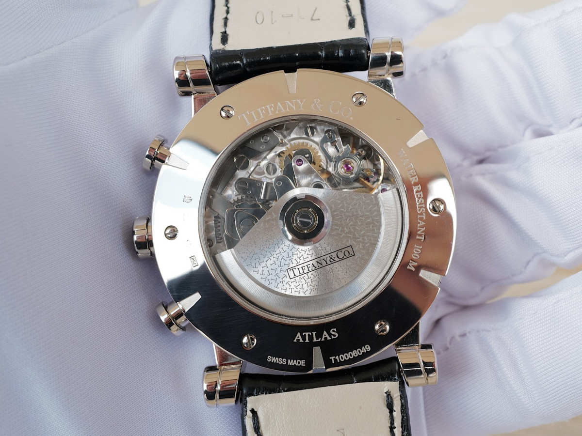 Швейцарський годинник Tiffany & Co. Atlas Automatic Chronograph 18K White Gold