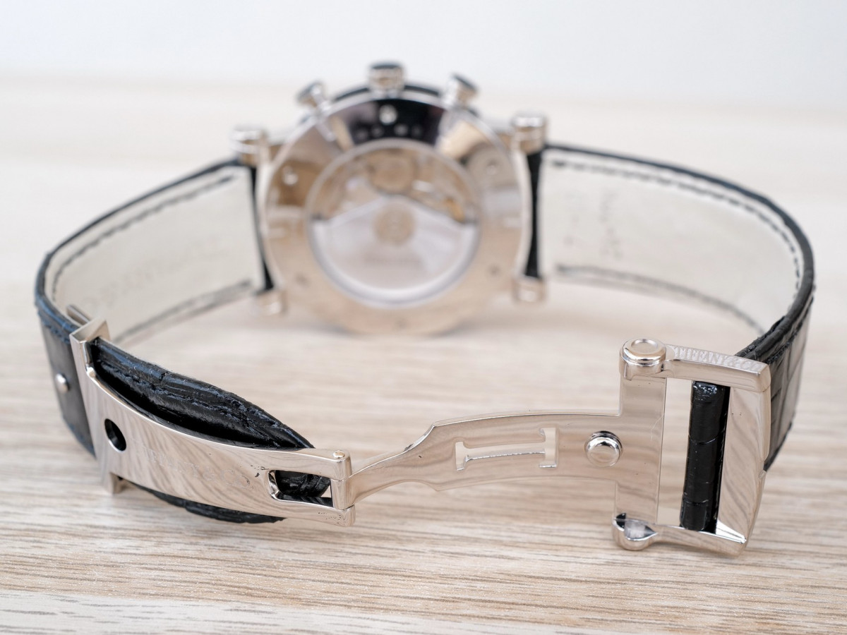 Швейцарський годинник Tiffany & Co. Atlas Automatic Chronograph 18K White Gold