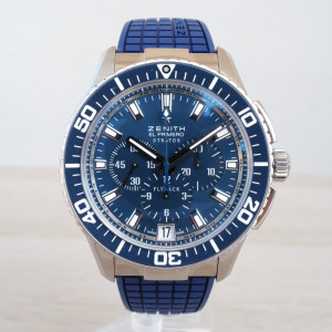 Швейцарський годинник Zenith El Primero Flyback Automatic Blue Dial