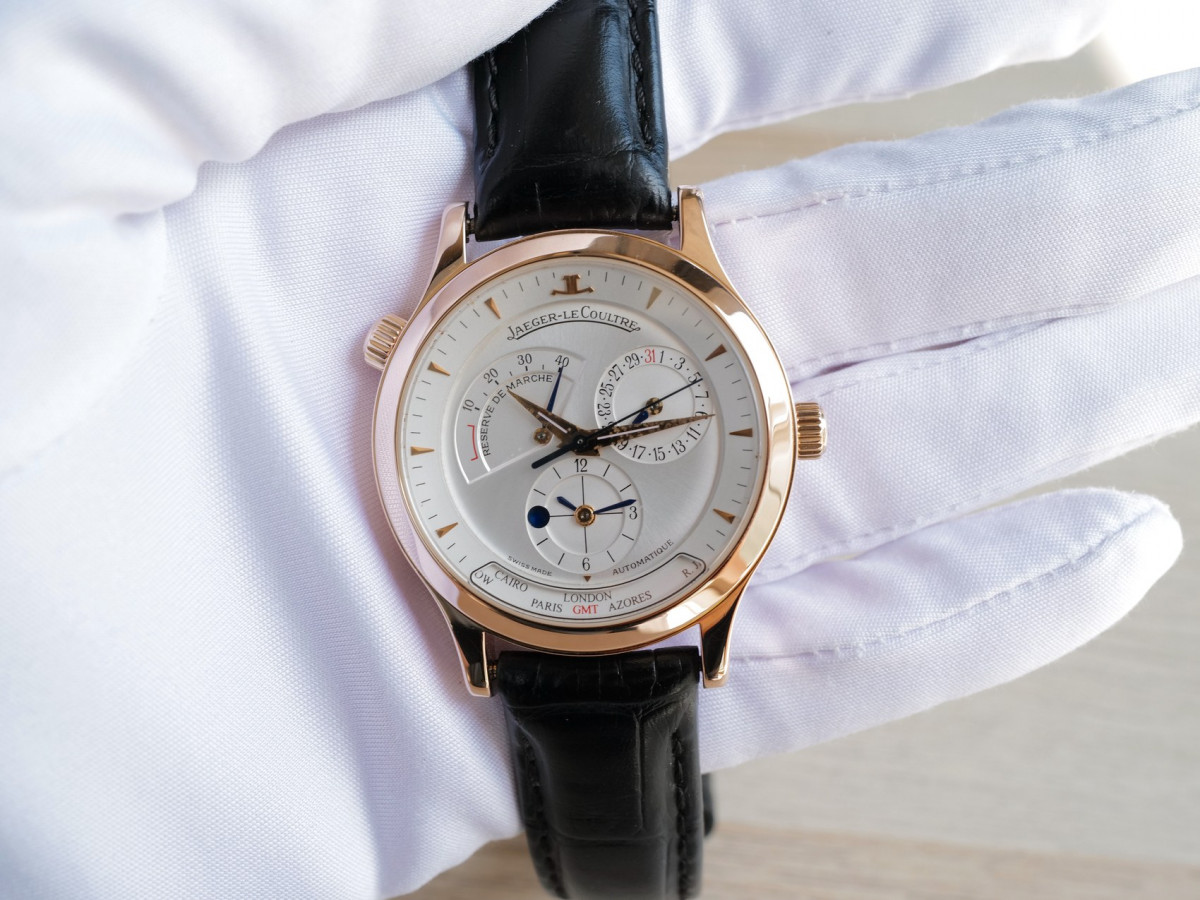 Швейцарський годинник Jaeger-LeCoultre Master Geographic GMT 18K Rose Gold