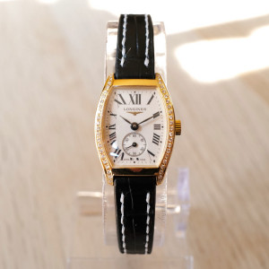 Швейцарський годинник Longines Evidenza 18K Yellow Gold Diamonds