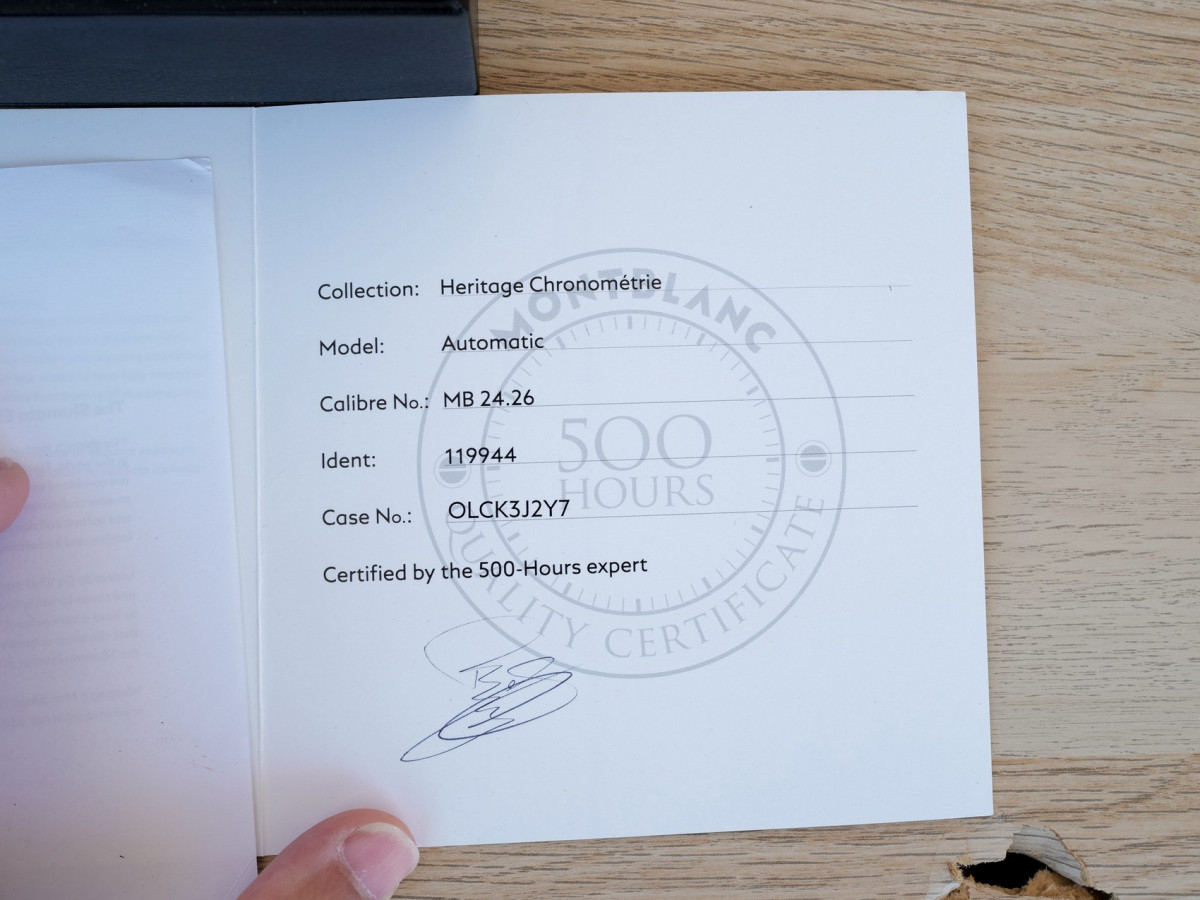 Швейцарський годинник Montblanc Heritage Automatic