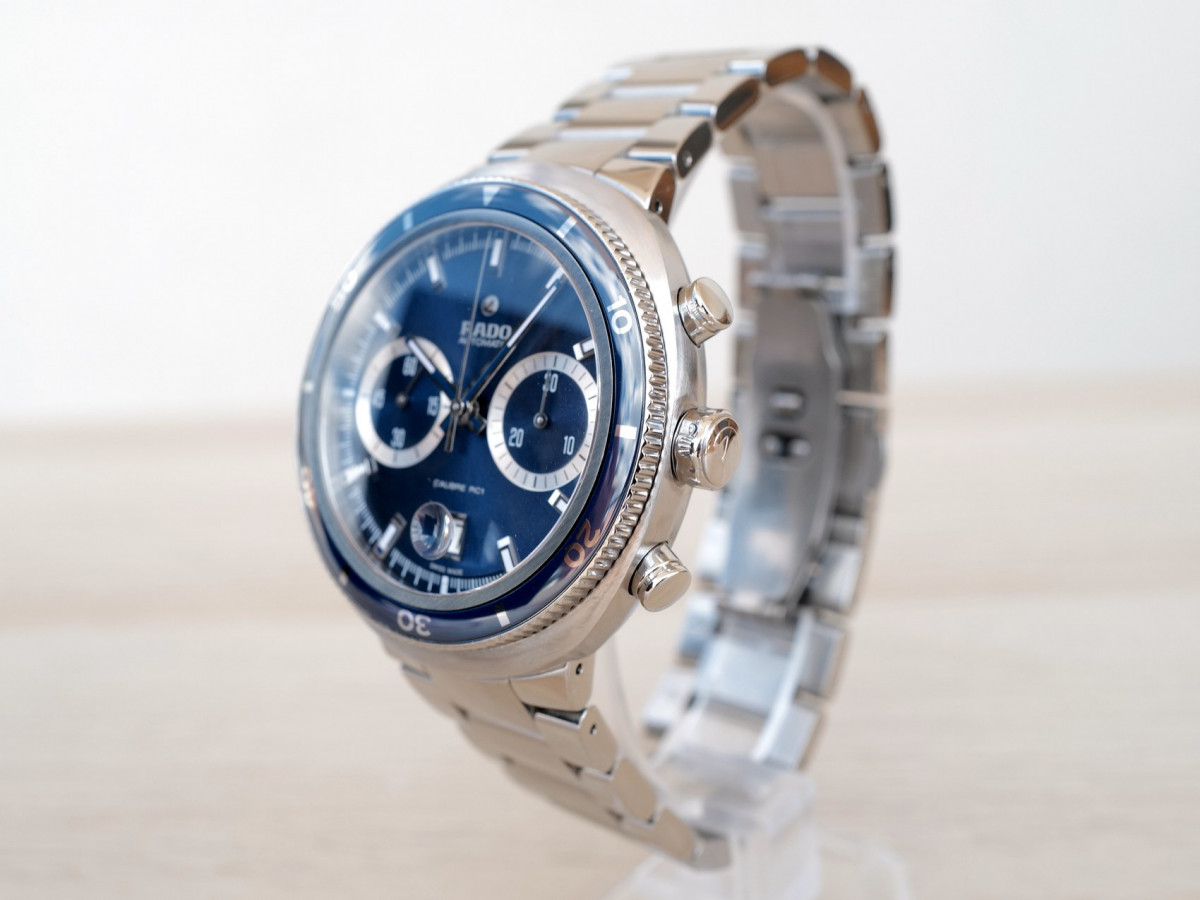 Швейцарський годинник Rado D-Star 200 Blue Ceramic Automatic Chronograph