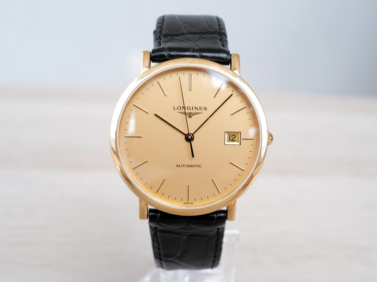 Швейцарський годинник Longines Presence 37 Automatic 18K Yellow Gold