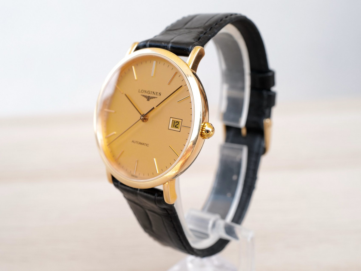 Швейцарський годинник Longines Presence 37 Automatic 18K Yellow Gold
