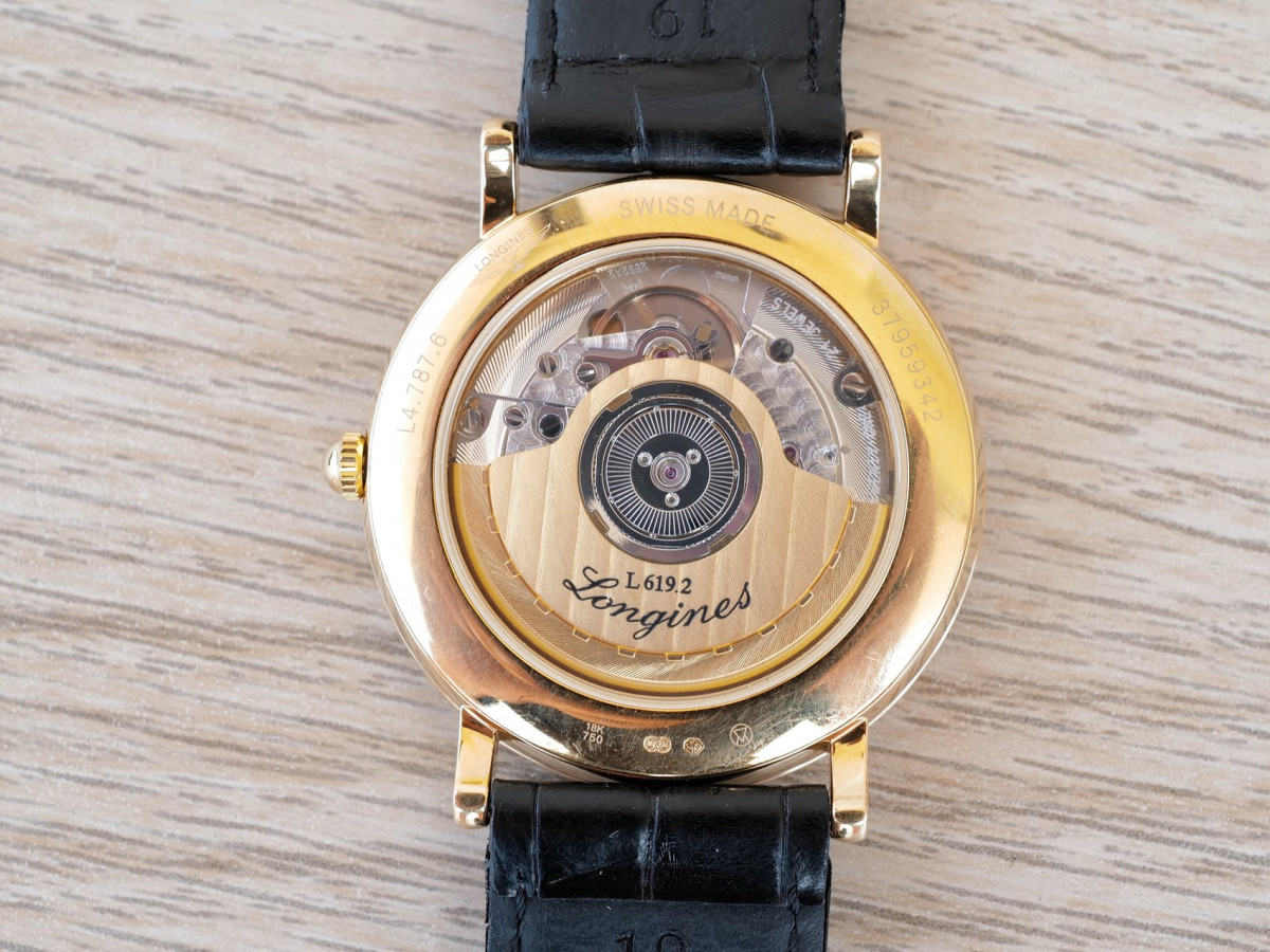 Швейцарський годинник Longines Presence 37 Automatic 18K Yellow Gold