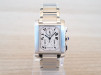 Швейцарський годинник Cartier Tank Francaise Chronoflex Steel