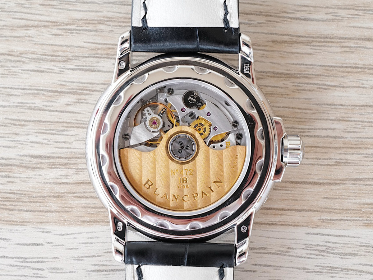 Швейцарський годинник Blancpain Complete Calendar Leman 18K White Gold