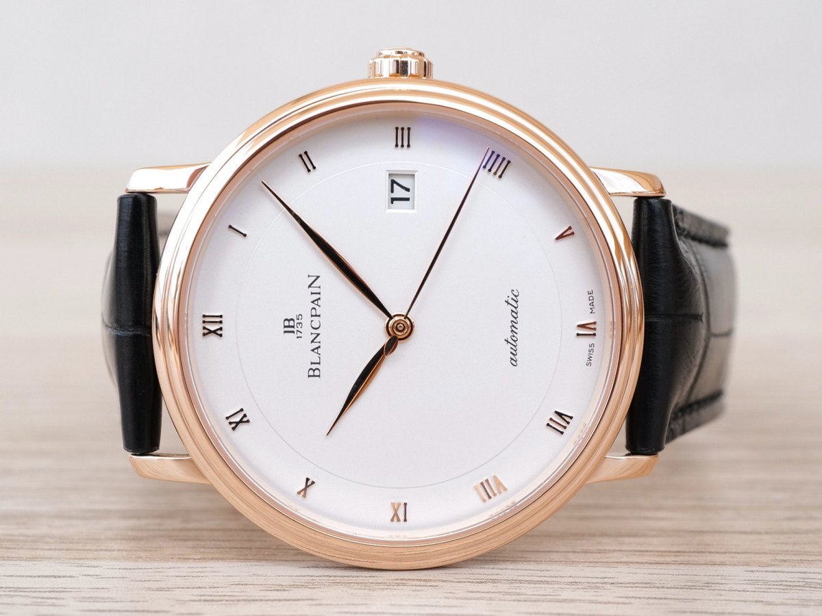Швейцарський годинник Blancpain Villeret Ultra Slim 18K Rose Gold