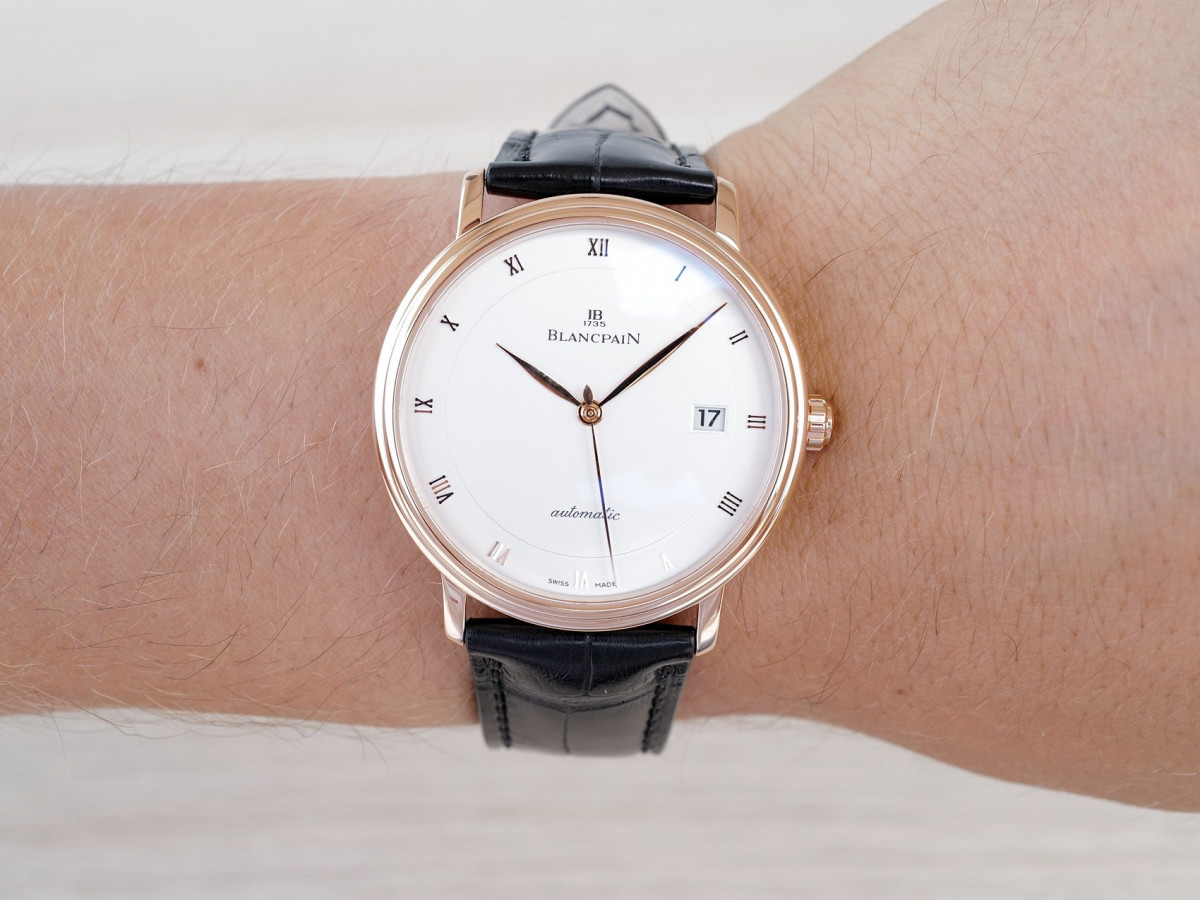 Швейцарський годинник Blancpain Villeret Ultra Slim 18K Rose Gold