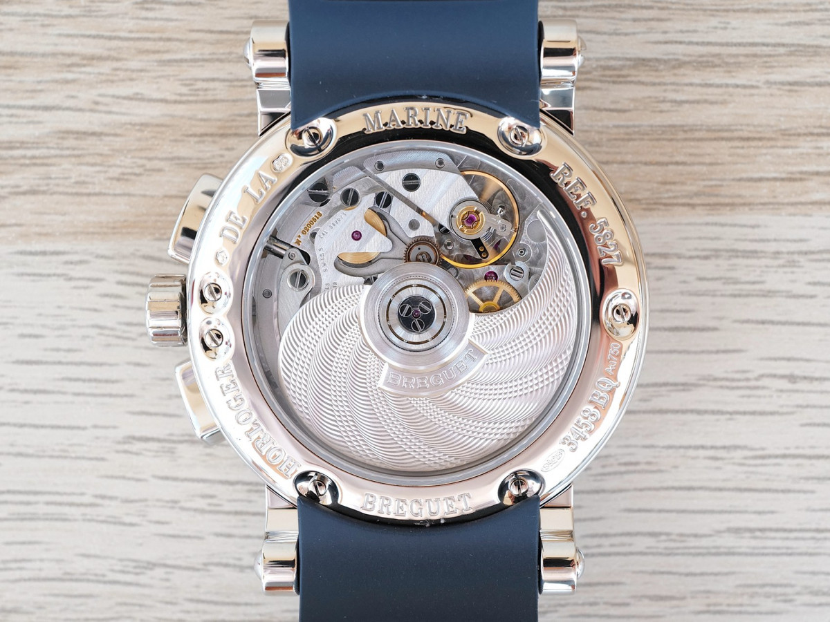 Швейцарський годинник Breguet Marine Chronograph 18K White Gold