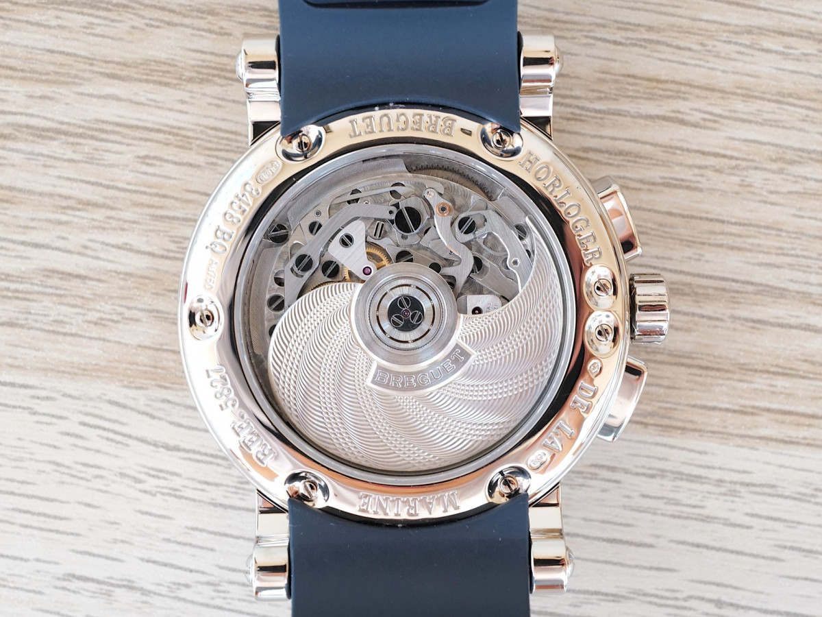 Швейцарський годинник Breguet Marine Chronograph 18K White Gold