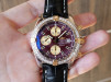 Швейцарские часы Breitling Chronomat Evolution Diamonds Burgundy Dial