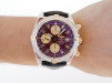 Швейцарские часы Breitling Chronomat Evolution Diamonds Burgundy Dial