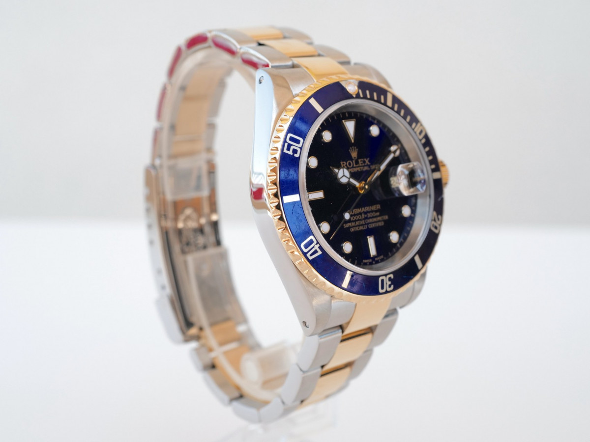 Swiss watch Rolex Submariner Date Blue Dial Steel 18K Yellow Gold