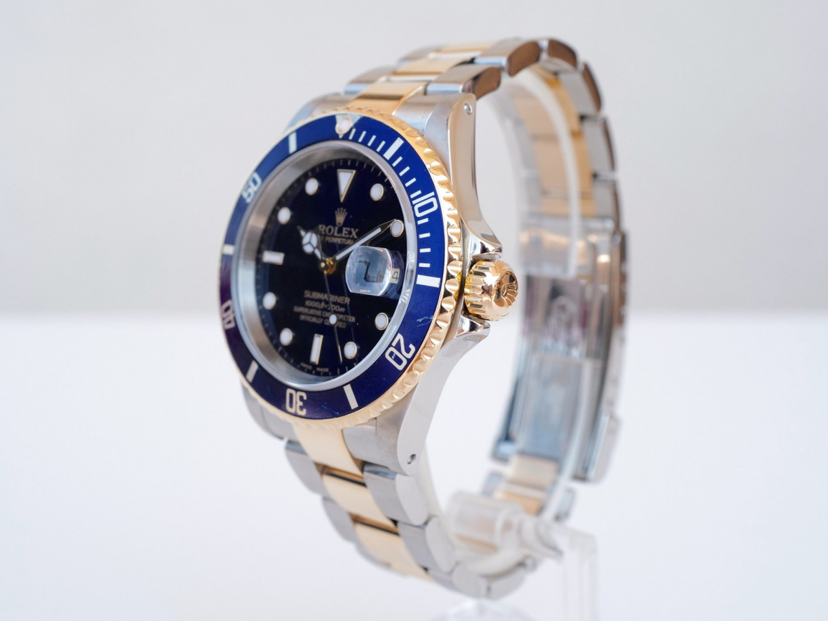 Swiss watch Rolex Submariner Date Blue Dial Steel 18K Yellow Gold