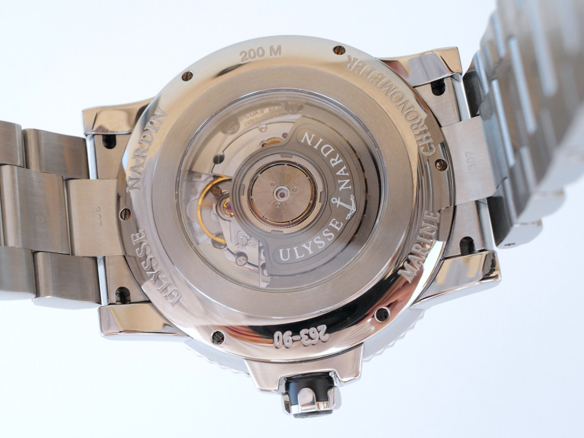 Swiss watch Ulysse Nardin Maxi Marine Diver Titanium Black Dial