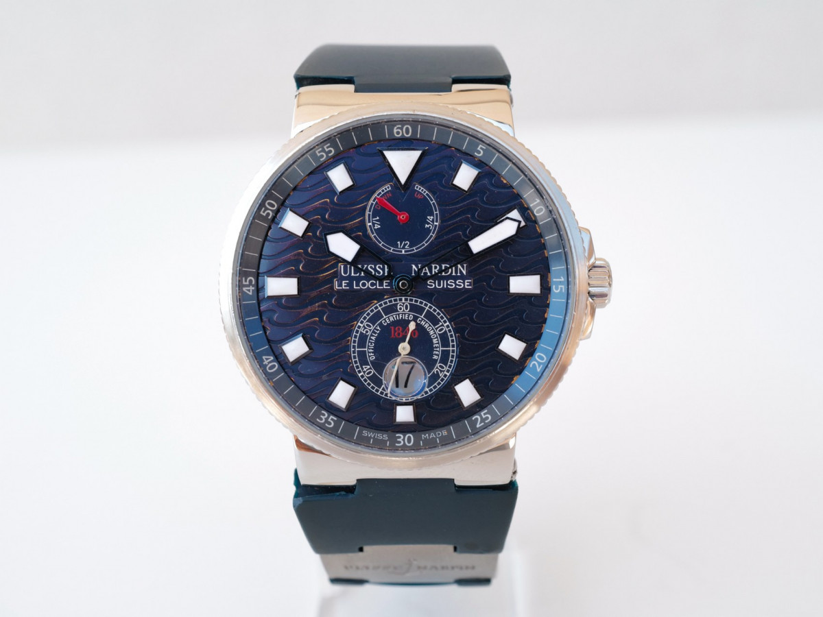 Швейцарские часы Ulysse Nardin Maxi Marine Blue Wave Limited Edition
