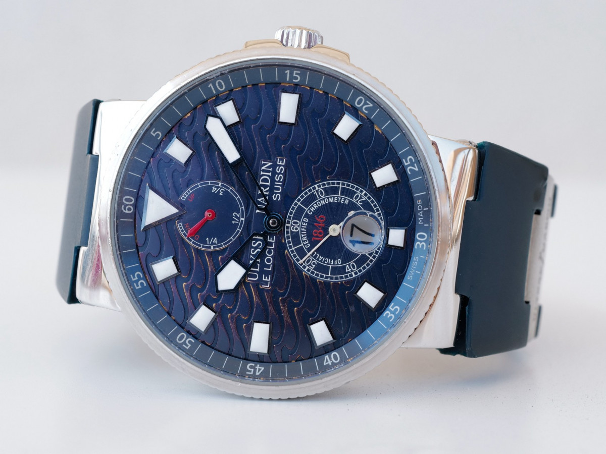 Швейцарские часы Ulysse Nardin Maxi Marine Blue Wave Limited Edition