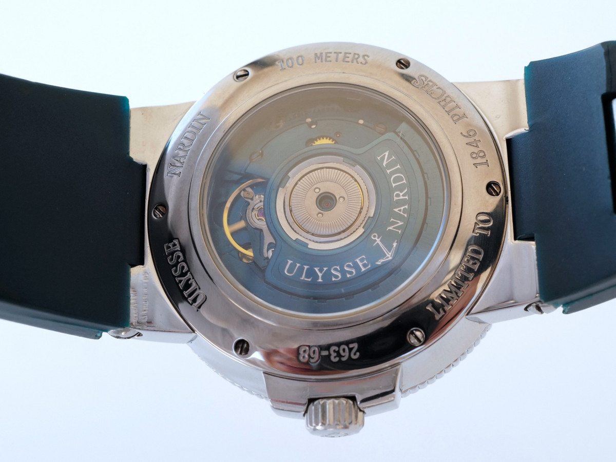 Швейцарские часы Ulysse Nardin Maxi Marine Blue Wave Limited Edition