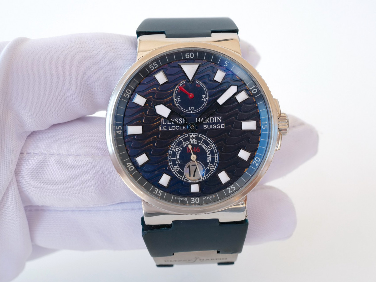 Швейцарские часы Ulysse Nardin Maxi Marine Blue Wave Limited Edition
