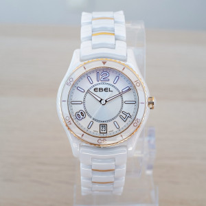 Швейцарские часы Ebel X-1 White Ceramic 18K Gold
