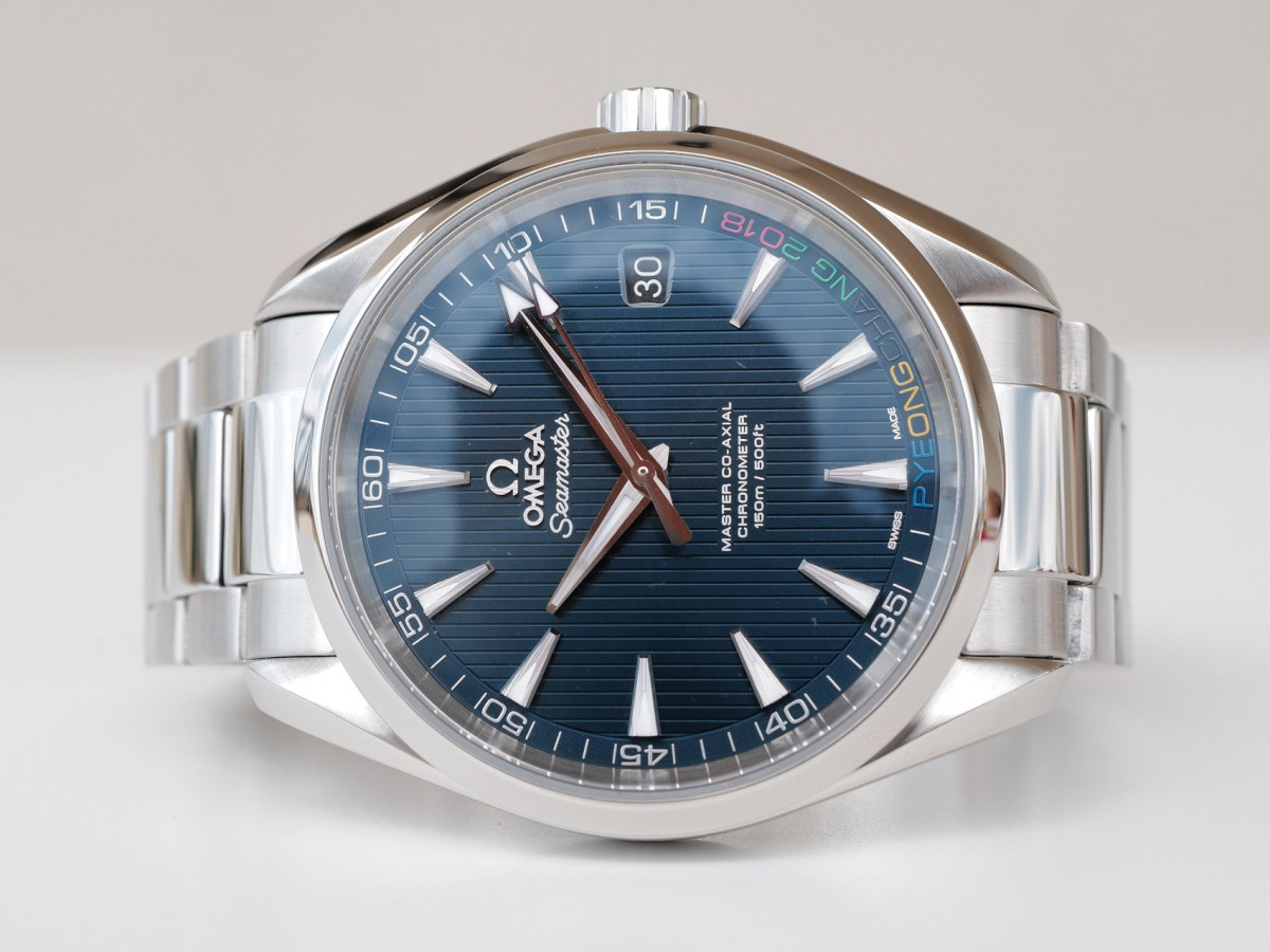 Швейцарские часы Omega Seamaster Aqua Terra Pyeongchang 2018 Limited Edition