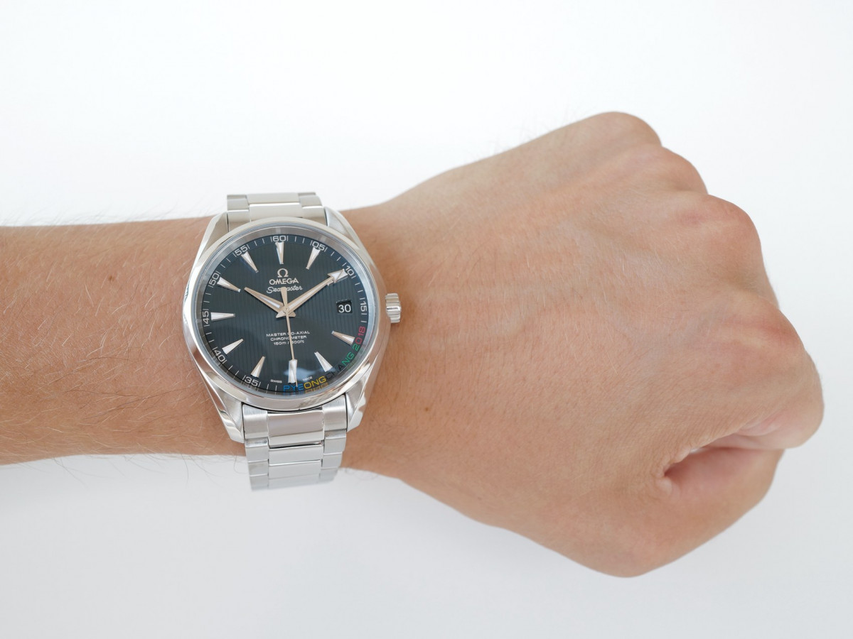 Швейцарские часы Omega Seamaster Aqua Terra Pyeongchang 2018 Limited Edition
