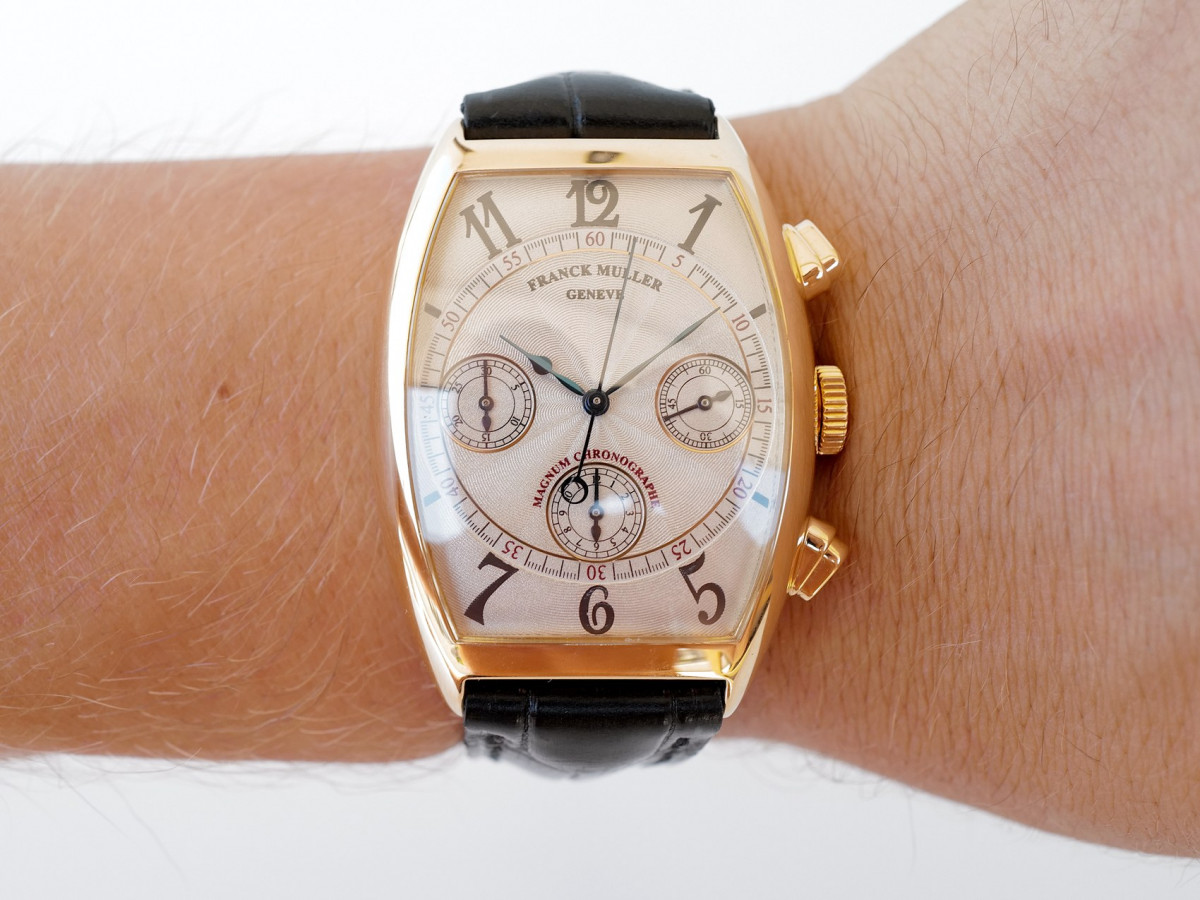 Швейцарський годинник Franck Muller Chronograph 18K Yellow Gold