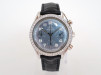 Швейцарський годинник Omega Speedmaster Reduced Lady Diamonds Blue MOP Dial