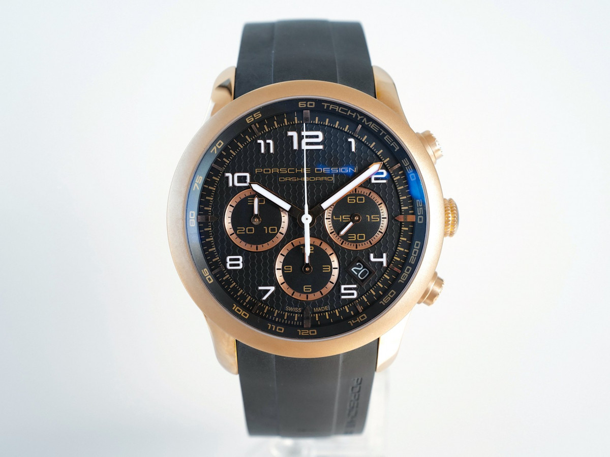 Швейцарський годинник Porsche Design Dashboard 18K Rose Gold Chronograph