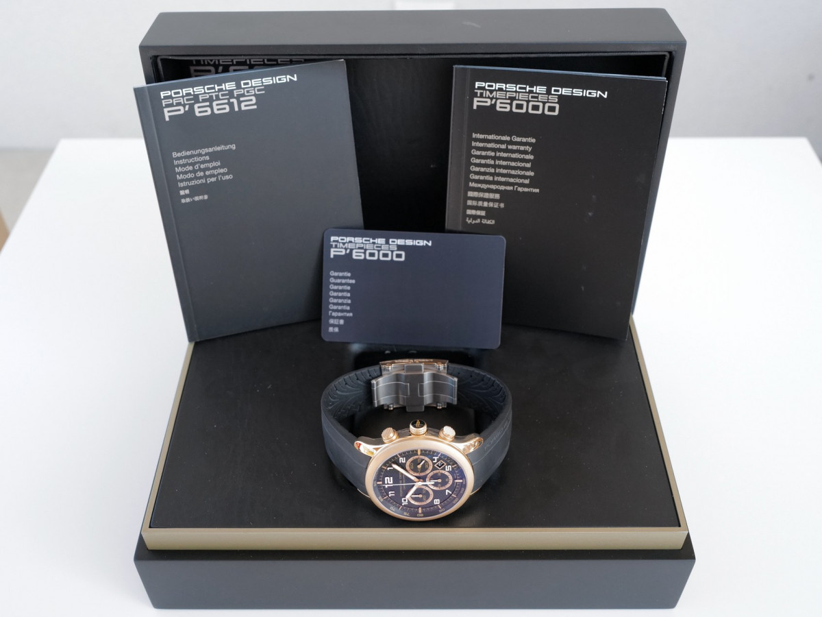 Швейцарський годинник Porsche Design Dashboard 18K Rose Gold Chronograph