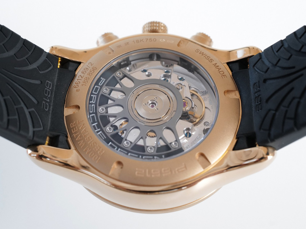 Швейцарський годинник Porsche Design Dashboard 18K Rose Gold Chronograph