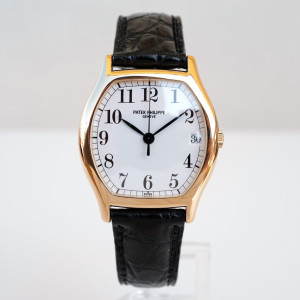 Швейцарський годинник Patek Philippe Gondolo Tonneau Automatic 18K Yellow Gold