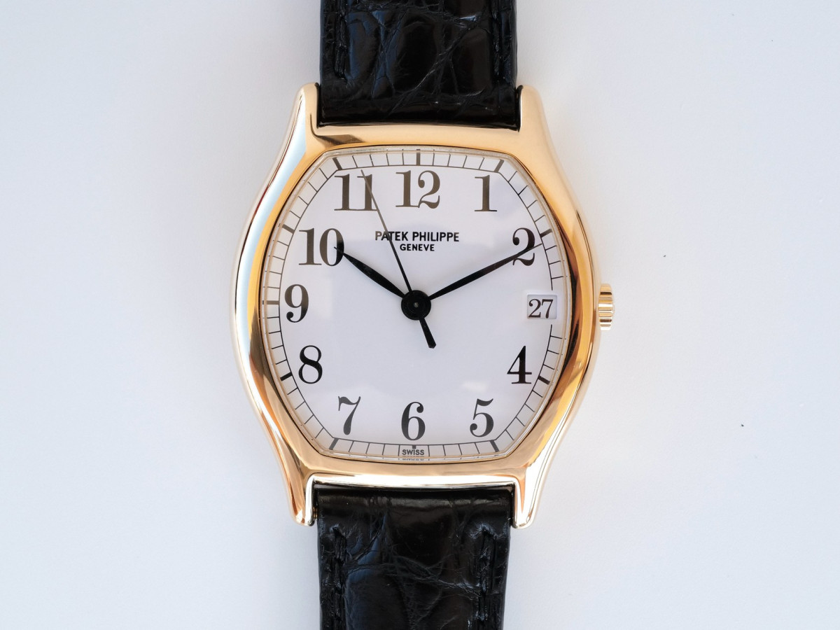 Швейцарський годинник Patek Philippe Gondolo Tonneau Automatic 18K Yellow Gold