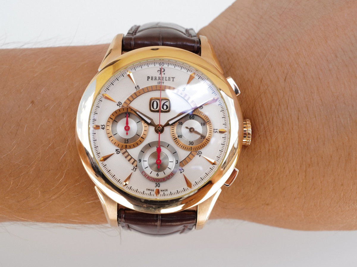 Швейцарський годинник Big Date Chronograph 18K Rose Gold