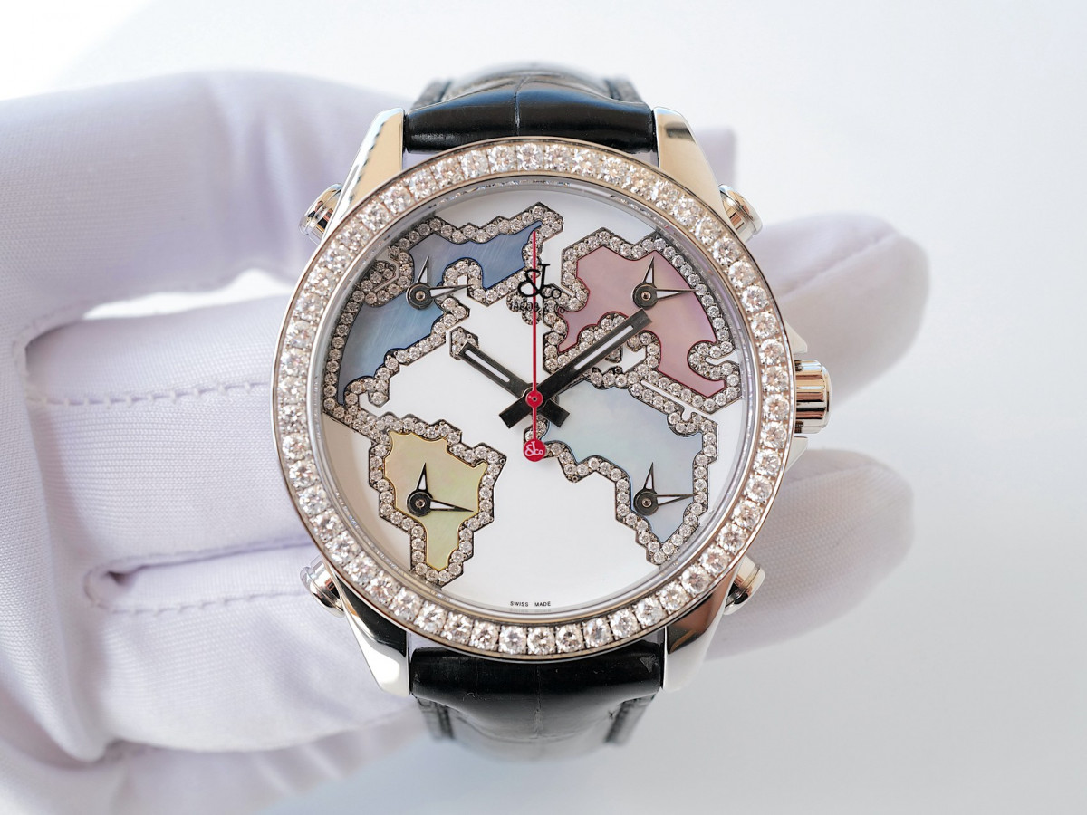 Швейцарские часы Jacob & Co Five Time Zone World Is Yours