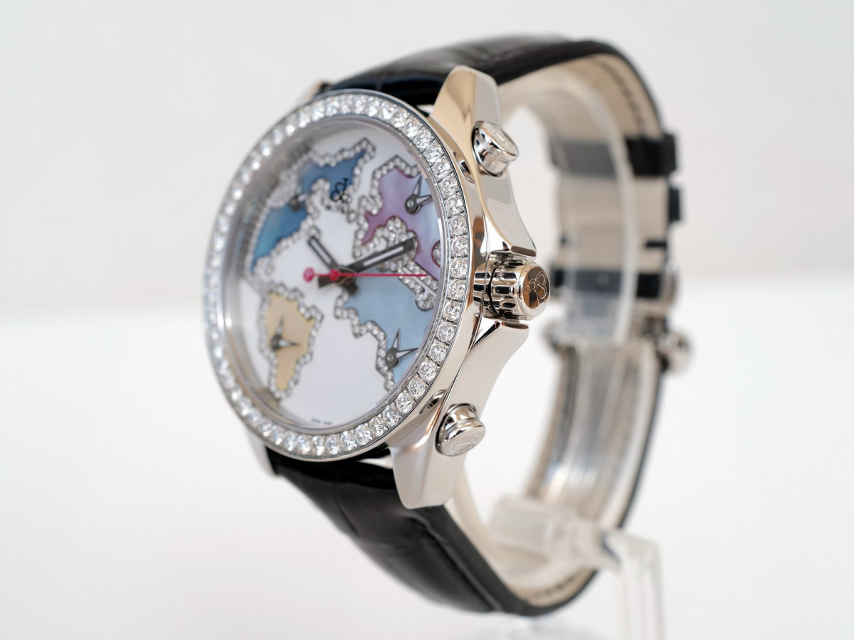 Швейцарские часы Jacob & Co Five Time Zone World Is Yours