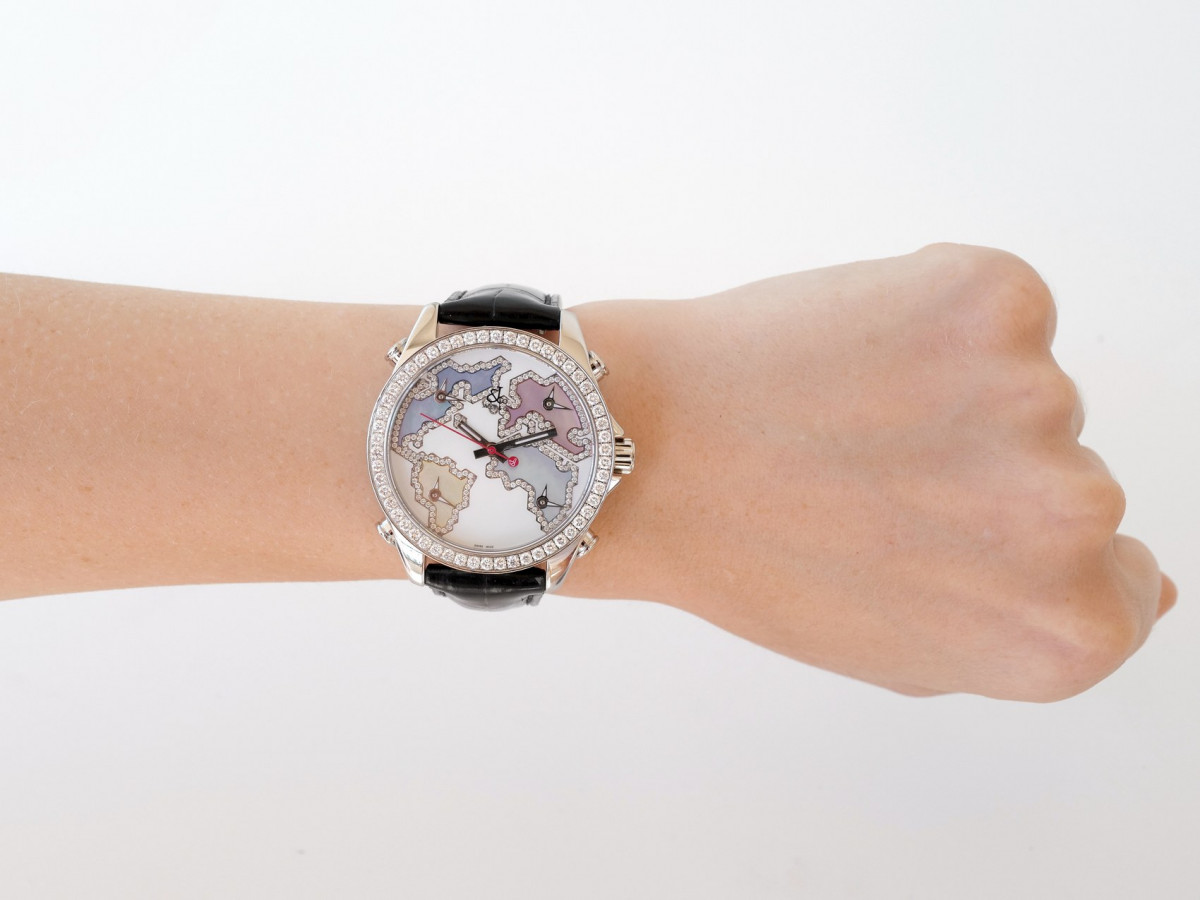 Швейцарские часы Jacob & Co Five Time Zone World Is Yours