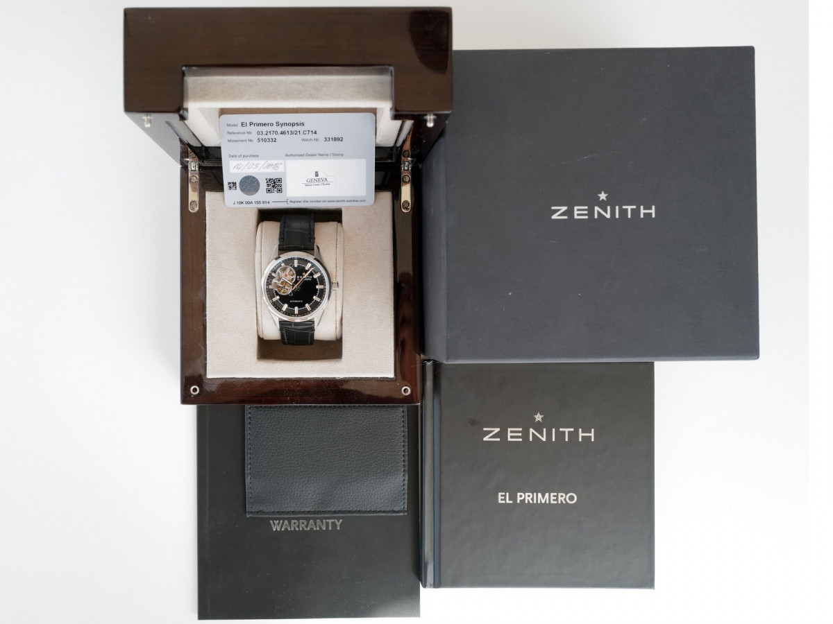 Швейцарський годинник Zenith El Primero Synopsis