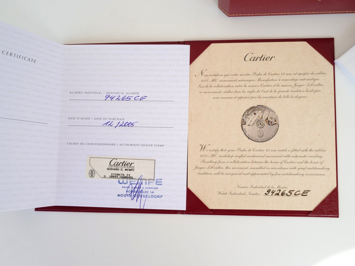 Швейцарський годинник Cartier Pasha de Cartier XL 18K White Gold