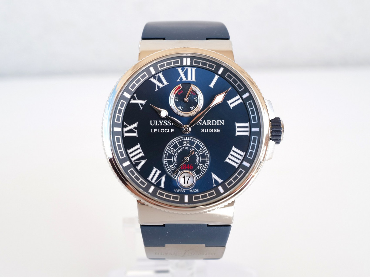 Швейцарские часы Ulysse Nardin Marine Chronometer Manufacture Blue Dial