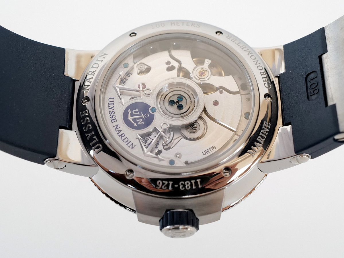 Швейцарские часы Ulysse Nardin Marine Chronometer Manufacture Blue Dial