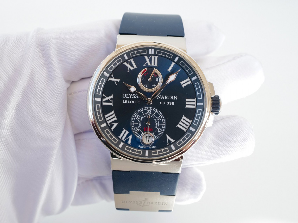 Швейцарские часы Ulysse Nardin Marine Chronometer Manufacture Blue Dial