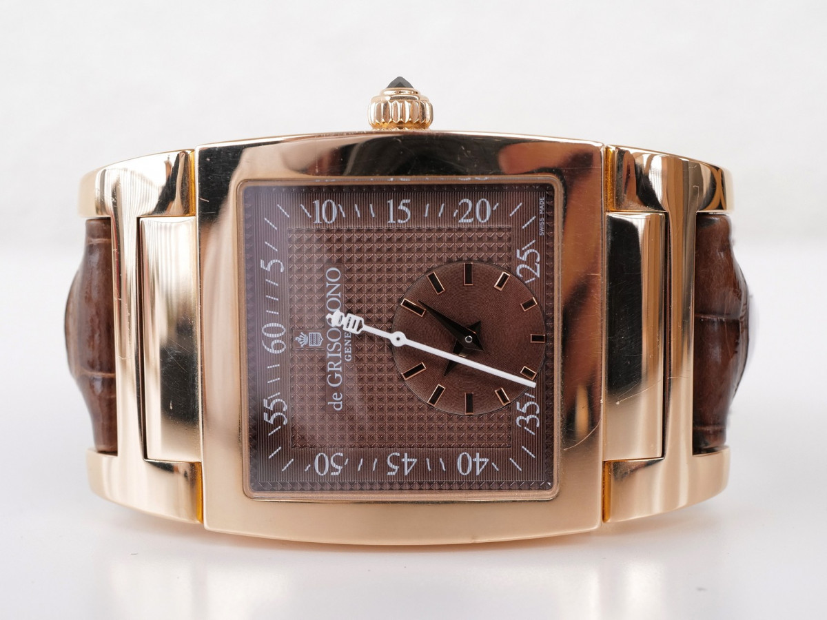 Швейцарские часы De Grisogono Instrumento Uno Grande Seconde 18K Rose Gold Automatic