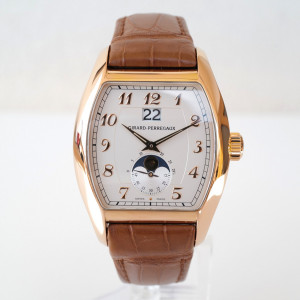 Швейцарський годинник Girard-Perregaux Richeville Large Date Moon-Phases 18K Rose Gold