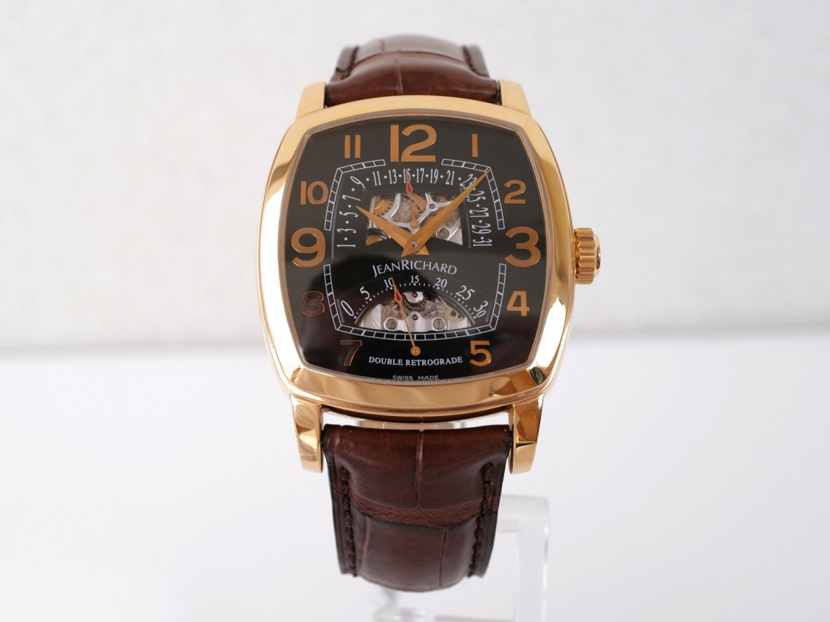 Швейцарський годинник JeanRichard TV Screen Double Retrograde 18K Rose Gold Limited Edition
