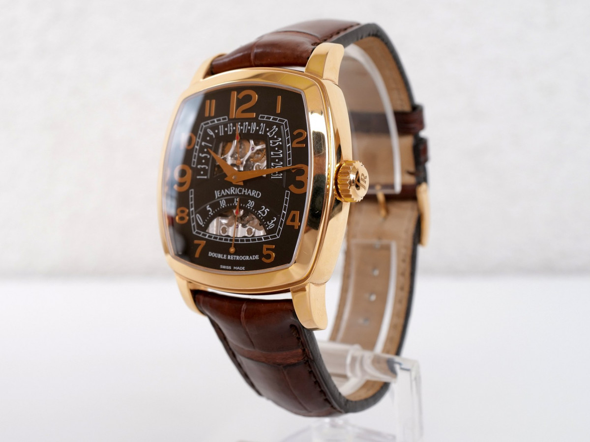 Швейцарський годинник JeanRichard TV Screen Double Retrograde 18K Rose Gold Limited Edition